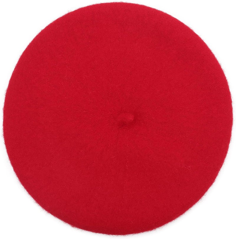ZLYC Wool Kids Beret Hat Girls Solid Color Artist French Beret Cap - Image 5